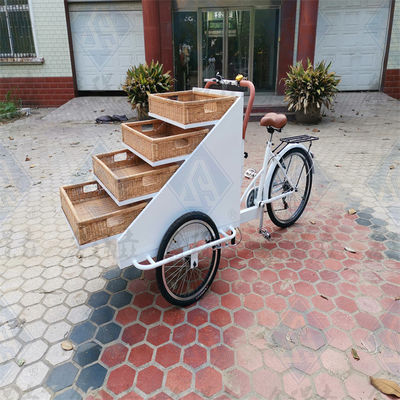 Small Commodities Machinery Function Sell Street Food Wheels 3 Bike for Bread Fruits