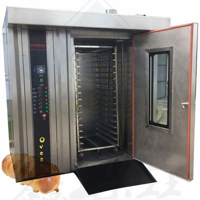 1800*2000*2200mm Size Electric Biscuit Cake Bread Rotary Gas Industrial Baking Oven