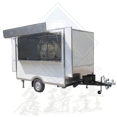 Capacity Storage 220 Mobile Customized Industrial with Canopy Square Mobile Food Truck