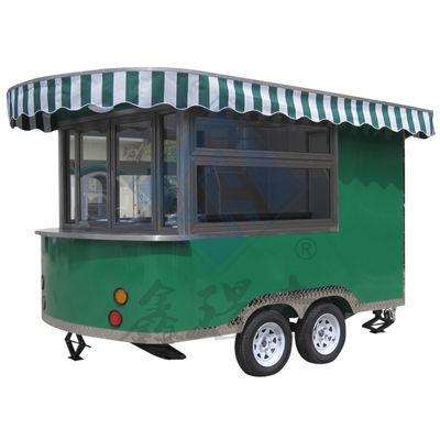 500 Mobile Customized Industrial with Canopy Round Model Mobile Food Truck Made of Flour