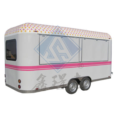 Customized Round Model 600 Mobile Food Truck with Single/Double Axles and Design
