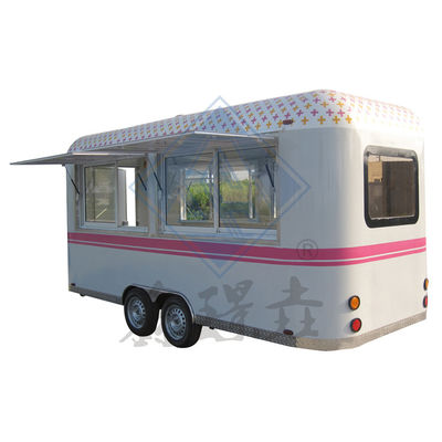 Customized Round Model 600 Mobile Food Truck with Single/Double Axles and Design