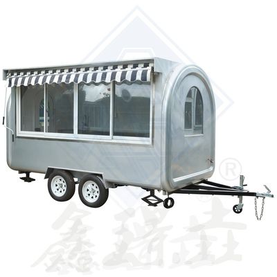 Design 450 Mobile Customized Industrial with Canopy Round Model Mobile Food Truck