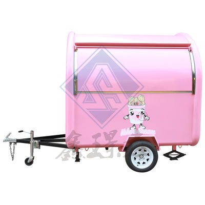 Directly Supply Single/Double Axle Mobile Food Truck with Canopy