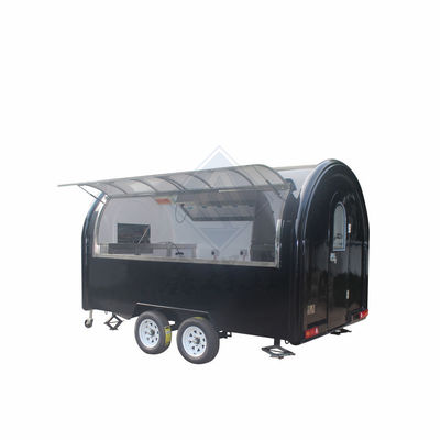 Single/Double Axles Mobile Food Truck with Canopy and Galvanized Steel