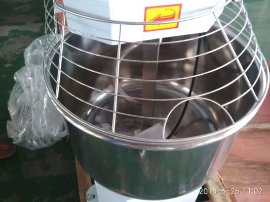 Double Motions Double Speeds Spiral Dough Mixer 100kg Output for Paste in Bakery Shop