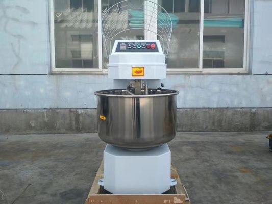 Double Motions Double Speeds Spiral Dough Mixer 100kg Output for Paste in Bakery Shop