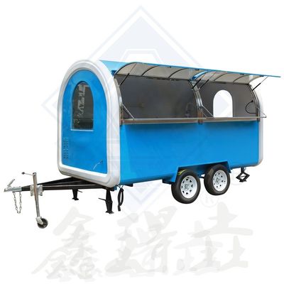 Fully Equipped Mobile Kitchen Food Truck with Hotdog Cart and Field Maintenance Service