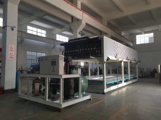 Commercial Ice Block Making Machine with Industrial Compressor 1230x930x2040mm Size