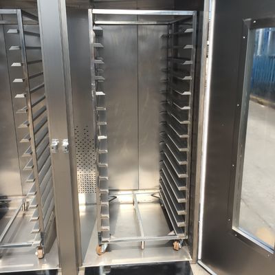 16/32 Trays Dough Prover Intelligent Operation Panel Stainless Steel Fermenting Boxes