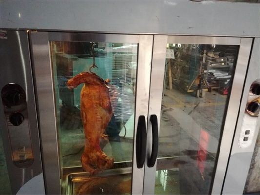 Advanced Style Kitchen Appliance Freestanding Gas Two Full Lamp Rotisserie for Sheep and Pig
