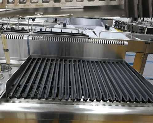 Stainless Steel Electric Lava Rock Grill for Tabletop Barbecue Grilling 400*650*480MM