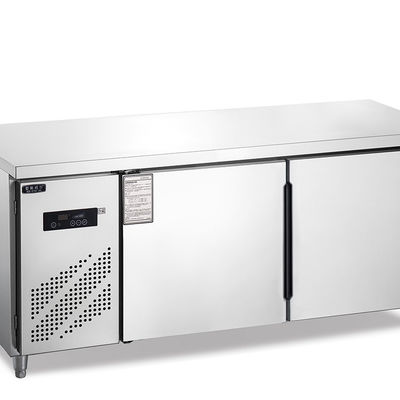 50-300L Capacity Stainless Steel 4 Drawer Freezer Cabinet Work Table Counter Top 110V