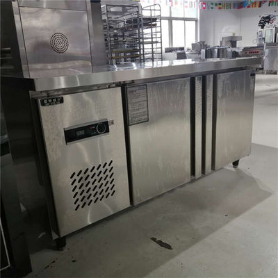 50-300L Capacity Stainless Steel 4 Drawer Freezer Cabinet Work Table Counter Top 110V