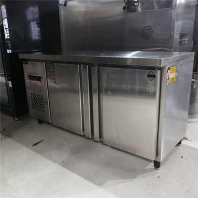 50-300L Capacity Stainless Steel 4 Drawer Freezer Cabinet Work Table Counter Top 110V