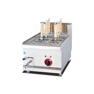 Elegant Stainless Steel Desktop Gas Pasta Cooker for Catering Cooking Equipment
