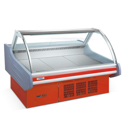 Stainless Steel 201 Material Deli Cooler for Supermarket Meat Display Refrigeration