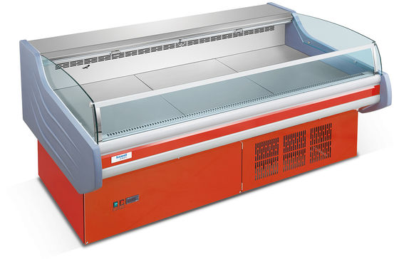 Stainless Steel 201 Material Deli Cooler for Supermarket Meat Display Refrigeration