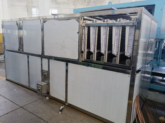 Home 10 Ton Water Cooling Ice Cube Machine Ice Maker with 1000kg Ice Storage Capacity