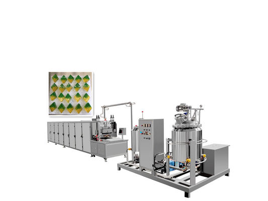 70KW Industrial Automatic Candy Making Machine Production Line for 300kg/h Bear Lollipop