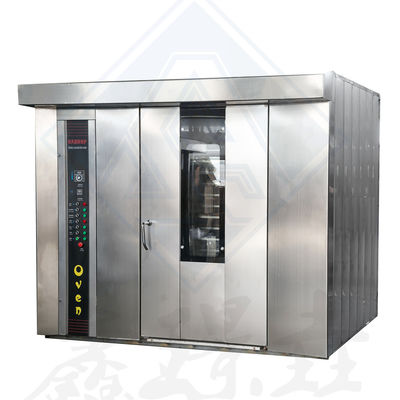 Food Processing Machine 68 Trays Automatic Rotary Oven with Steam Function