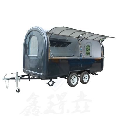 500CM Single Axle Nice Design Mobile Food Truck with Customized Color and Round Model
