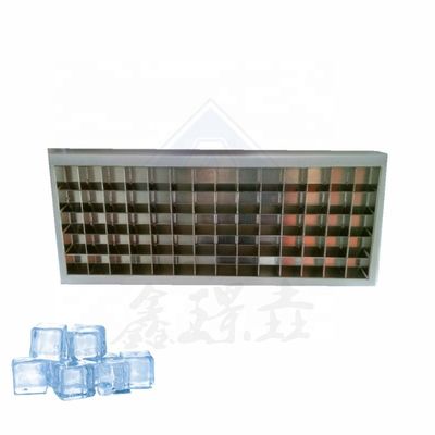 Industrial Ice Cube Maker Machine Producing 100kg of Cubes with 80KG Ice Storage Capacity