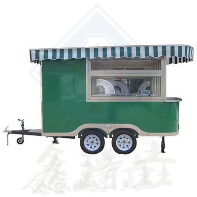 Outdoor Street Vending Mobile Food Truck with Full Kitchen and 320*180*220 Dimensions