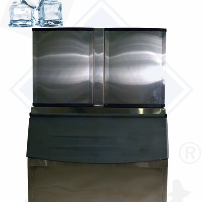 Industrial Ice Cube Machine Maker 60kg Stand Power Supply 380V/220V 4.5KW Input Power