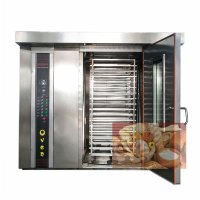 68 Trays Good Gas Electric Diesel with Steam Function Biscuit Cake Bread Automatic Rotary Oven