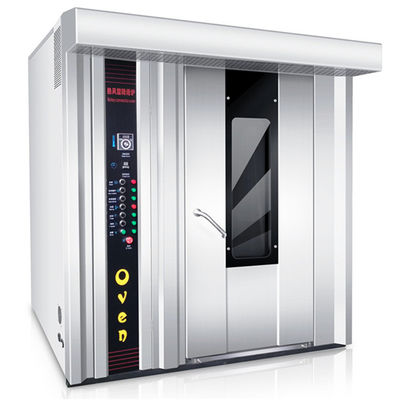 52.5KW Bakery Rotary Oven for Baking Donuts Bread Soft Biscuits Pita Toast Baguette