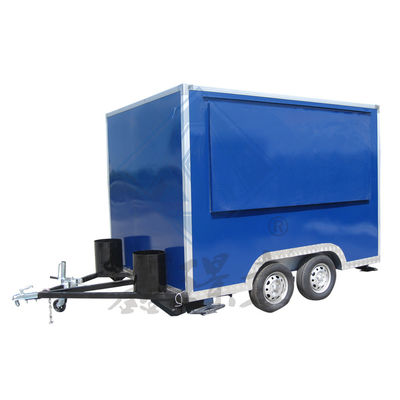 Customized Industrial Square Hot Dog Coffee Food Truck for Outdoor Street Vending