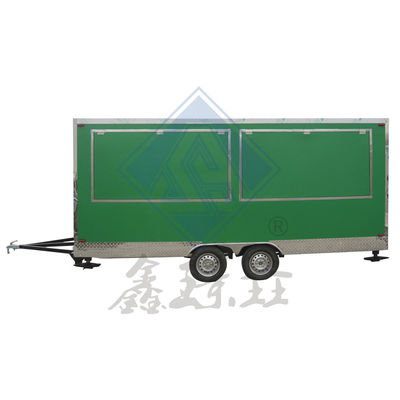Industrial 450CM Mobile Food Truck with Nice Design and 3KW Customized Cooking Equipment