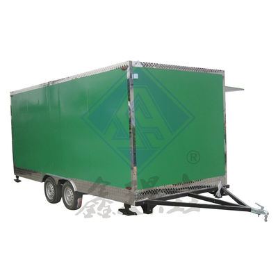 Industrial 450CM Mobile Food Truck with Nice Design and 3KW Customized Cooking Equipment