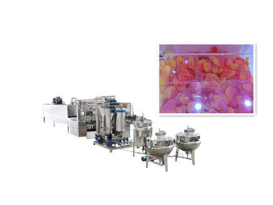 150kg/h Industrial Hard Candy Making Machine for Lollipop Bear Toffee Production