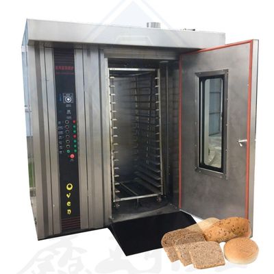 16/32/64 Trays Capacity Electric Biscuit Cake and Bread Automatic Rotary Oven with Good
