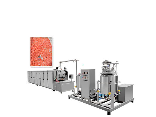 70KW Hard Candy Making Machine for Automatic 150kg/h Toffee Sweets Production Line