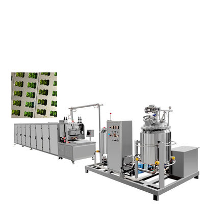 Industrial 150kg/h Hard Candy Automatic Machine for Toffee Sweets and Lollipops Production