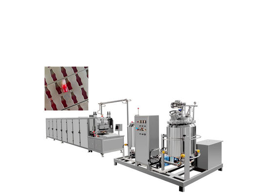 Industrial 150kg/h Hard Candy Automatic Machine for Toffee Sweets and Lollipops Production