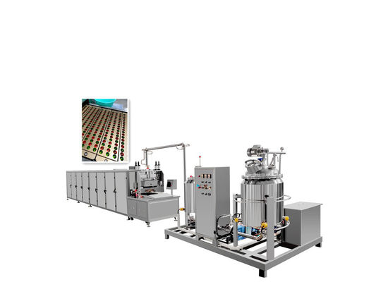 Industrial 150kg/h Hard Candy Automatic Machine for Toffee Sweets and Lollipops Production