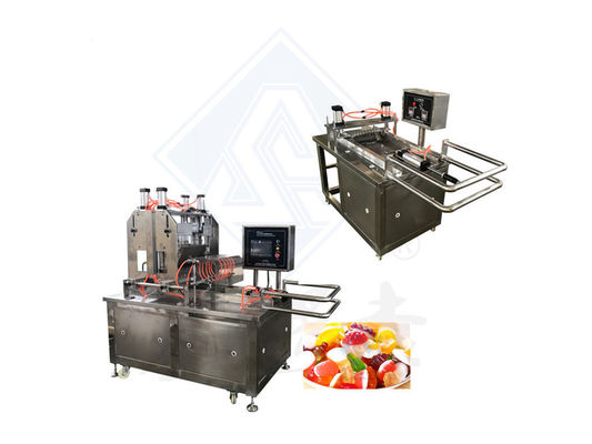 Shanghai 50kg/h Lollipop Toffee Jelly Gummy Bear Candy Making Machine for Retail Sale