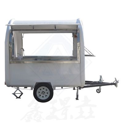 Customized Industrial Round Model 2.5M Double Axle Mobile Food Truck for Hot Dog