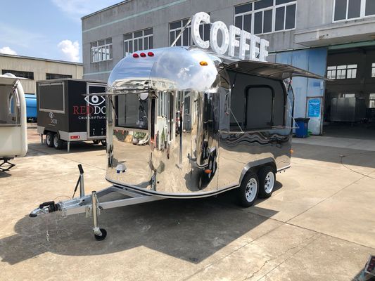 2300*1750*2100mm Food Cart Trailer Snack Machines 350kg Mobile Food Wending Trailer