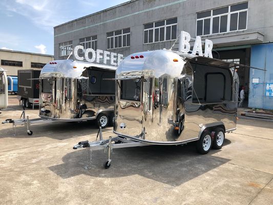 2300*1750*2100mm Food Cart Trailer Snack Machines 350kg Mobile Food Wending Trailer