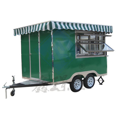 Customized Industrial Round Model Mobile with Canopy Corn Food Truck 5M Double Axle Nice Design