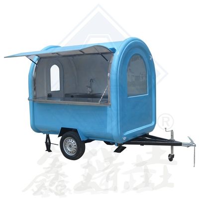 Customized Industrial Round Model Mobile Hot Dog Coffee Food Truck with Long Service Life