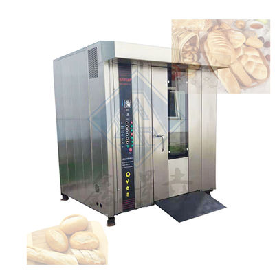 Good 32 Trays Biscuits Pan Cake Bread Automatic Rotary Oven with Steam Function Made