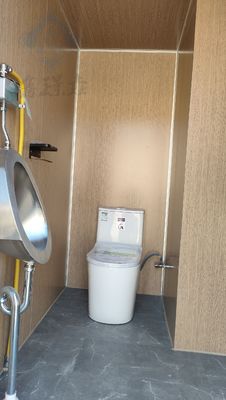 Steel Portable 2 Stall Public Toilet Trailer for Commercial and Mobile Convenience