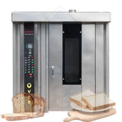 16Trays Capacity Rotating Bakery Industrial Oven for Baking Bread Cake Pizza Cookies