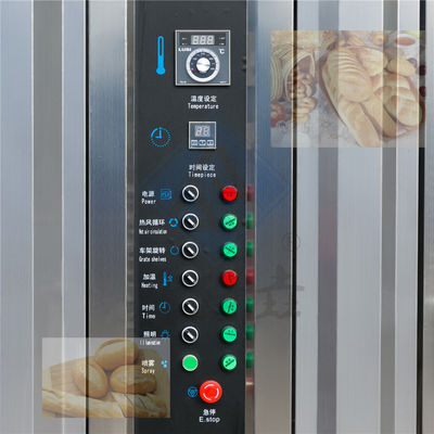 Automatic Bread Bakery Rotary Oven Electric Gas Diesel 64 Tray Made in for Restaurant